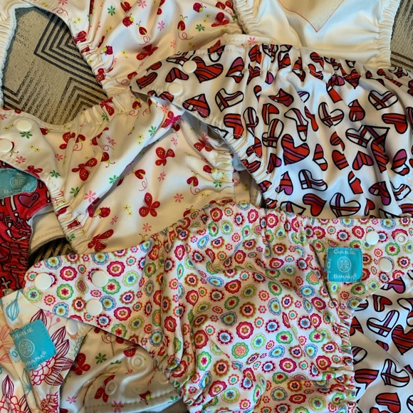 8 Charlie banana cloth diapers - Picture 4 of 6
